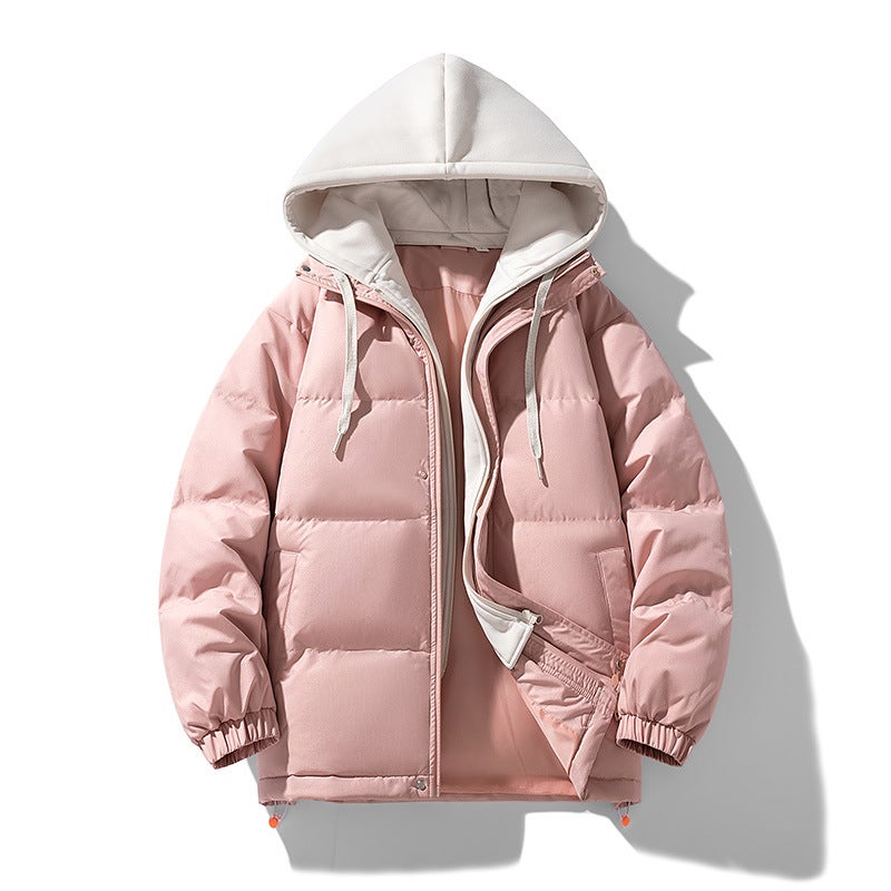 Cotton-Padded Coat Men'S Fake Two-Piece Coat Men'S Winter New Thick Warm Bread Coat Men'S Cotton-Padded Coat - Image 2